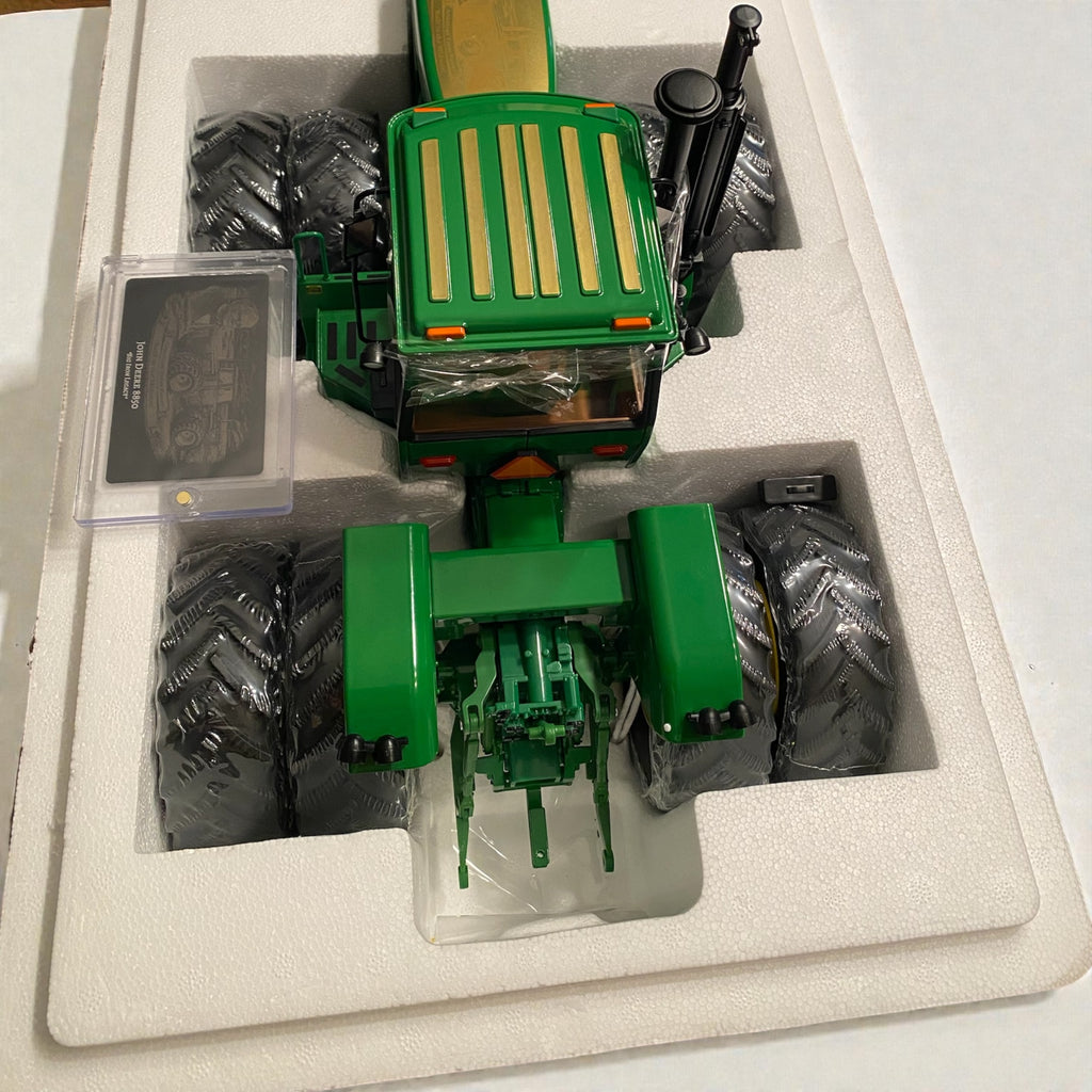 1/16 John Deere 8850 Prestige – “Big Iron Legacy” Custom Engraved Wrap w/Collector Card - Tractor Wrap Factory