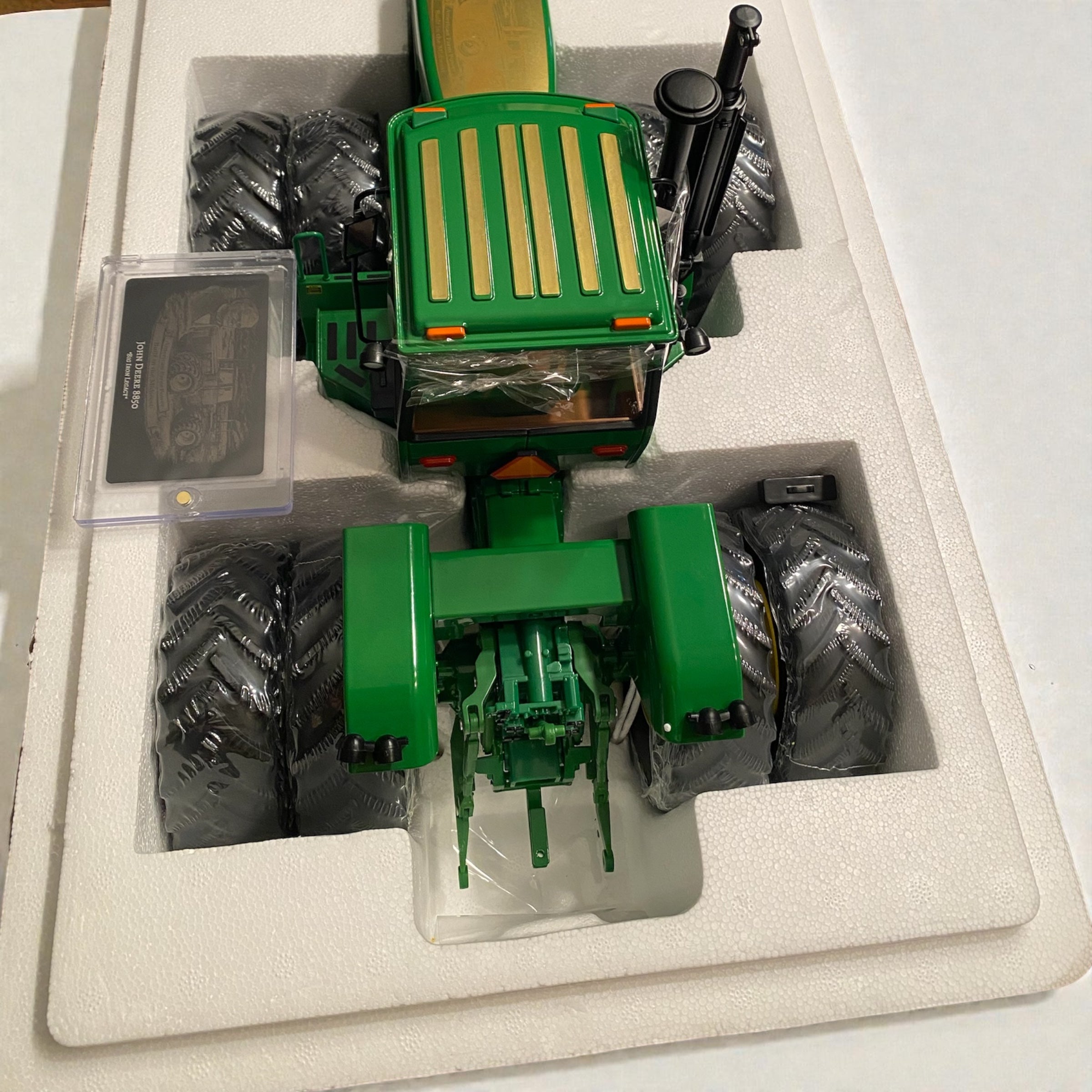 1/16 John Deere 8850 Prestige – “Big Iron Legacy” Custom Engraved Wrap w/Collector Card - Tractor Wrap Factory
