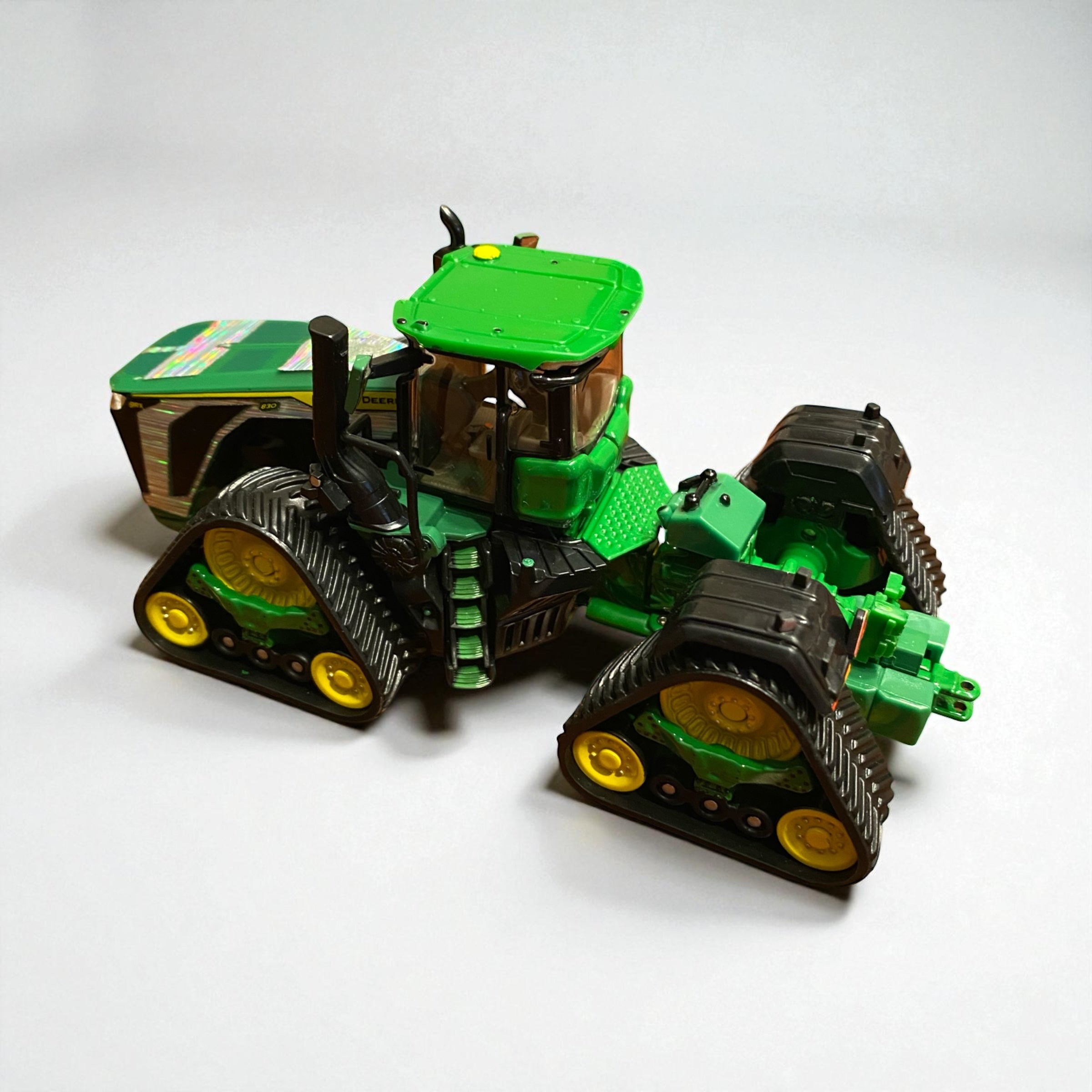 Prestige 1/64 John Deere 9RX 830 Chrome Color Change w/ Engraved Tractor Design - Tractor Wrap Factory