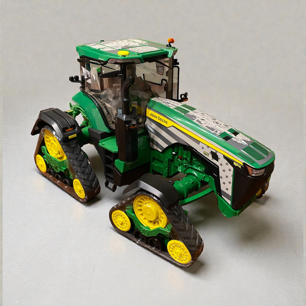 1/16 John Deere 8RX 370 Prestige Tractor – Custom Silver Engraved “Planting Season” Wrap - Tractor Wrap Factory