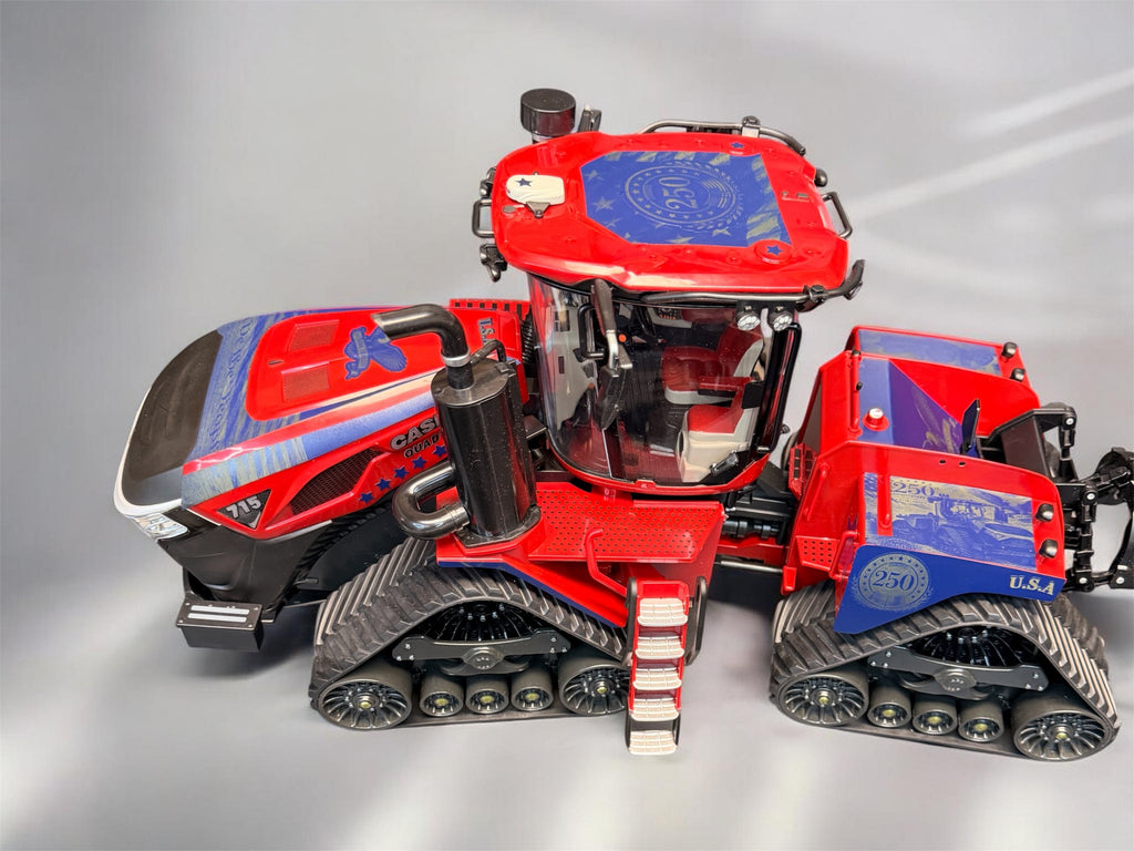 America 250 Limited Edition 1:16 Case IH 715 QuadTrac Tractor | Patriotic USA 250th Engraved Wrap