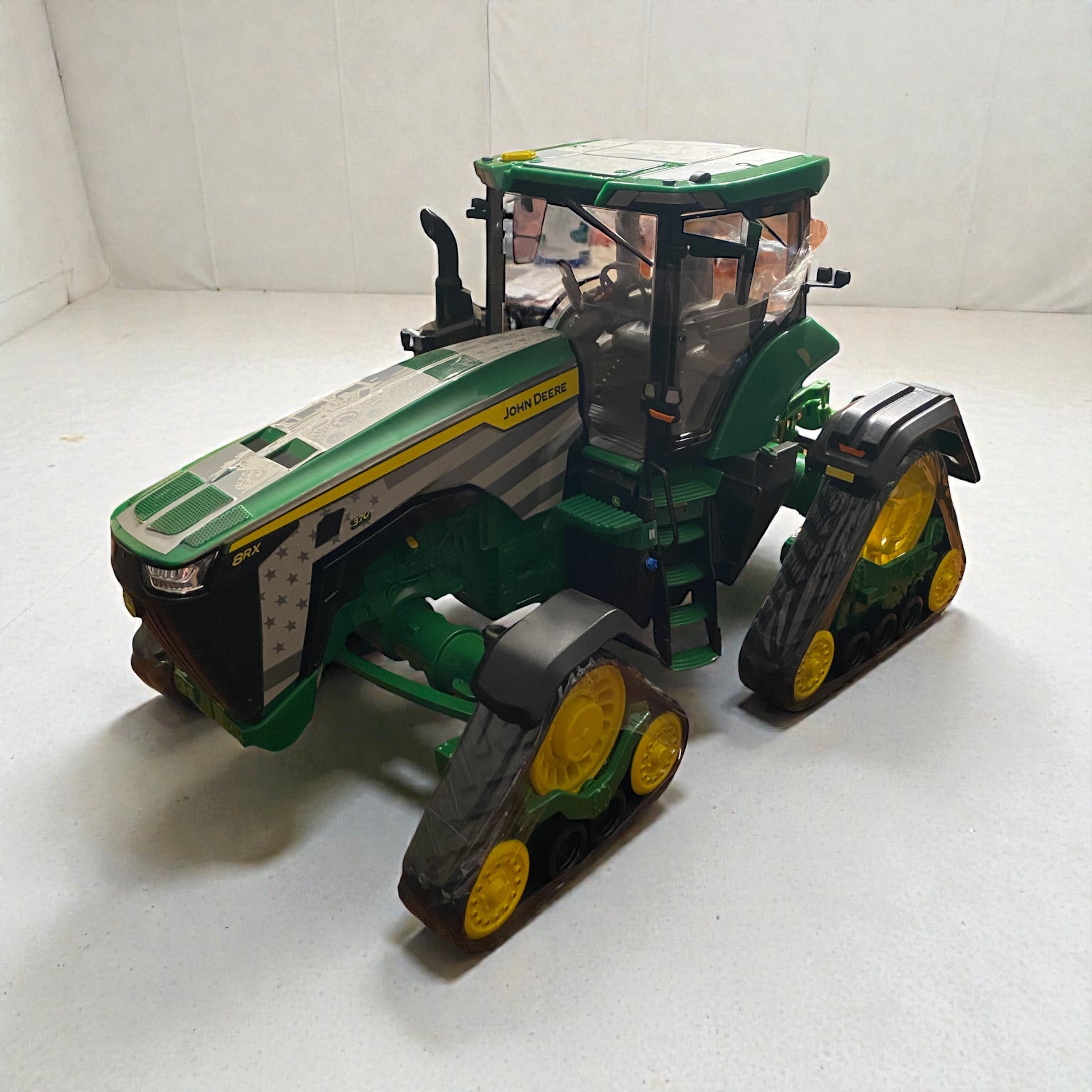 1/16 John Deere 8RX 370 Prestige Tractor – Custom Silver Engraved “Planting Season” Wrap - Tractor Wrap Factory