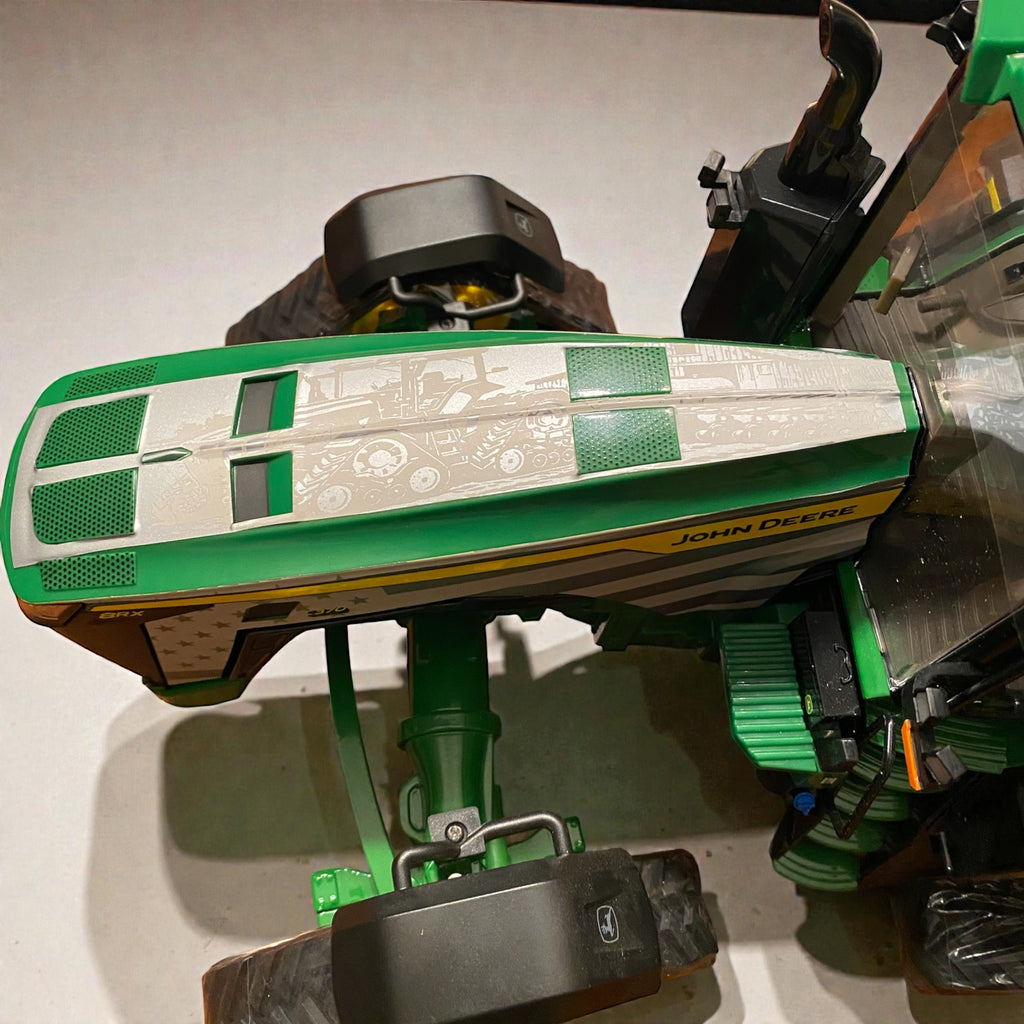 1/16 John Deere 8RX 370 Prestige Tractor – Custom Silver Engraved “Planting Season” Wrap - Tractor Wrap Factory