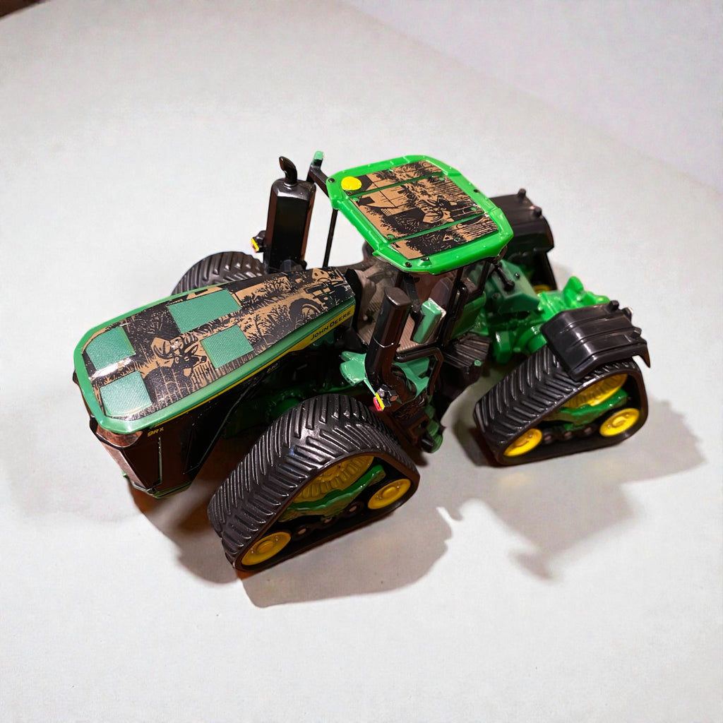 Prestige 1/64 John Deere 9RX 830 w/ Blackout Custom Engraved Buck Scenery Wrap - Tractor Wrap Factory