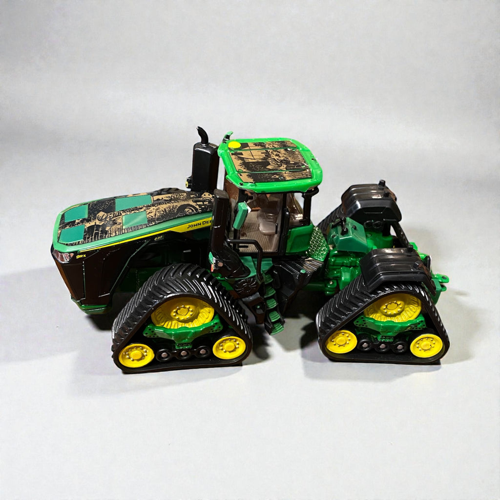 Prestige 1/64 John Deere 9RX 830 w/ Blackout Custom Engraved Buck Scenery Wrap - Tractor Wrap Factory