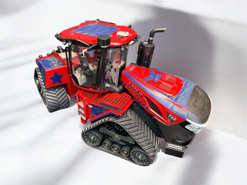 America 250 Limited Edition 1:16 Case IH 715 QuadTrac Tractor | Patriotic USA 250th Engraved Wrap
