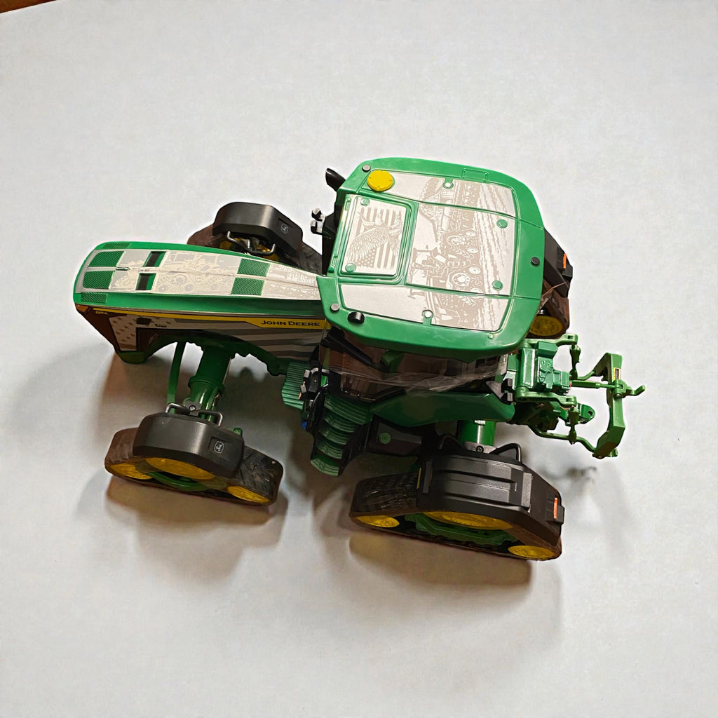 1/16 John Deere 8RX 370 Prestige Tractor – Custom Silver Engraved “Planting Season” Wrap - Tractor Wrap Factory