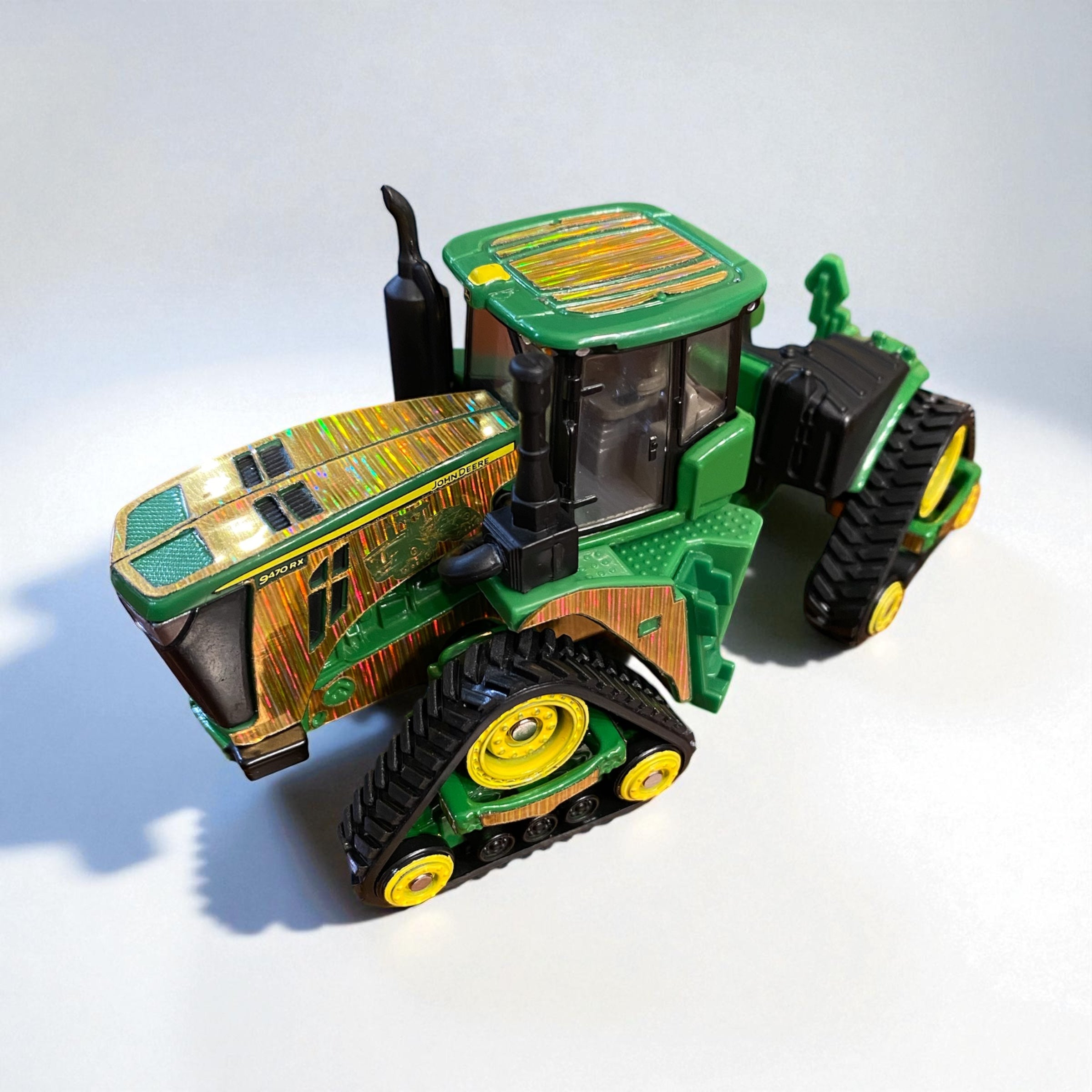 1/64 John Deere 9470RX Tractor Custom Gold Flake Vinyl Wrap - Tractor Wrap Factory