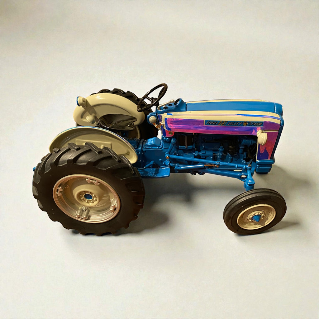 ERTL 1/16 Ford 881 Prestige Blue Chase with Custom Ford Blue Color Change Wrap - Tractor Wrap Factory
