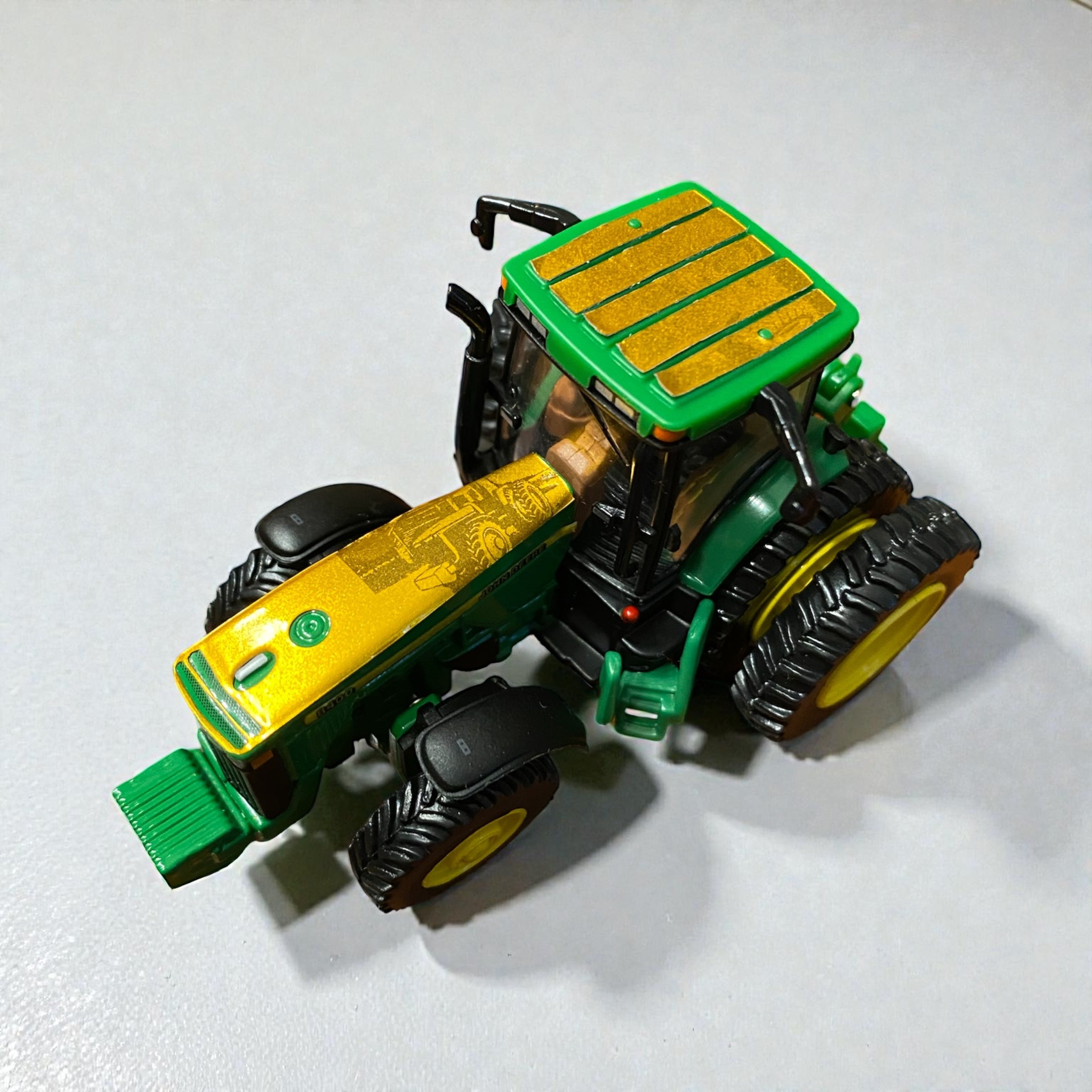 1/64 John Deere 8400 Prestige Tractor Custom Engraved Gold Vinyl Wrapped - Tractor Wrap Factory