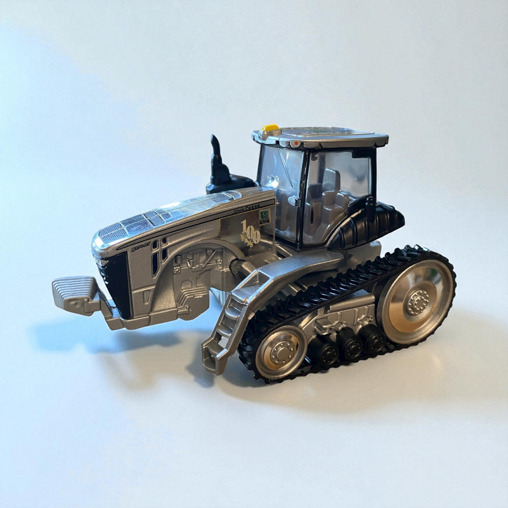 1/64 John Deere 8370RT Tractor Silver Chase - 100 Years Chrome Wrap - Tractor Wrap Factory