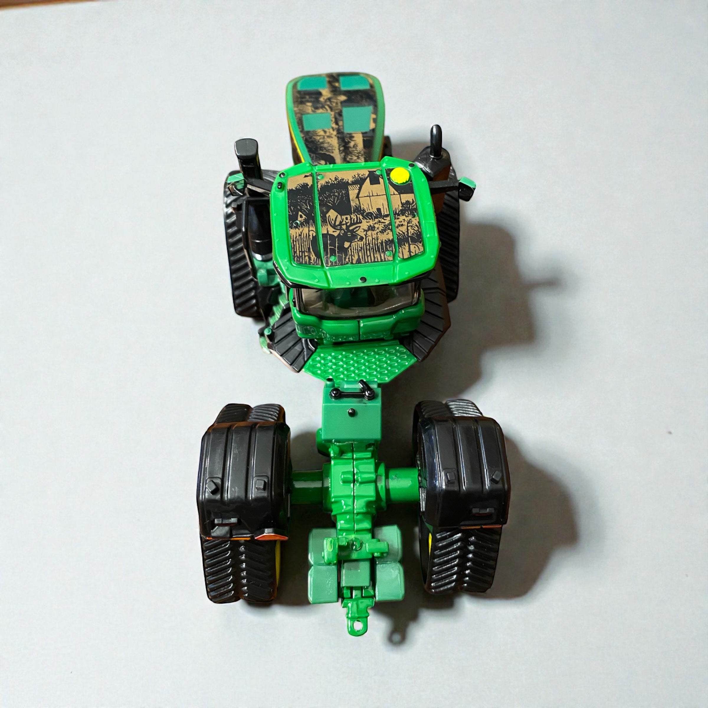 Prestige 1/64 John Deere 9RX 830 w/ Blackout Custom Engraved Buck Scenery Wrap - Tractor Wrap Factory