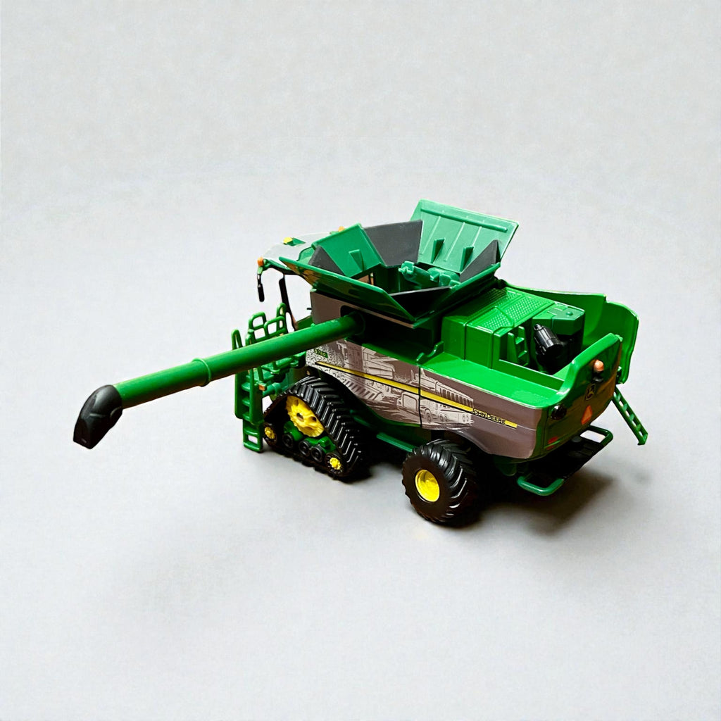 1/64 John Deere S780 Combine Custom Harvest Scene Wrap w/ Corn Soybean Headers - Tractor Wrap Factory