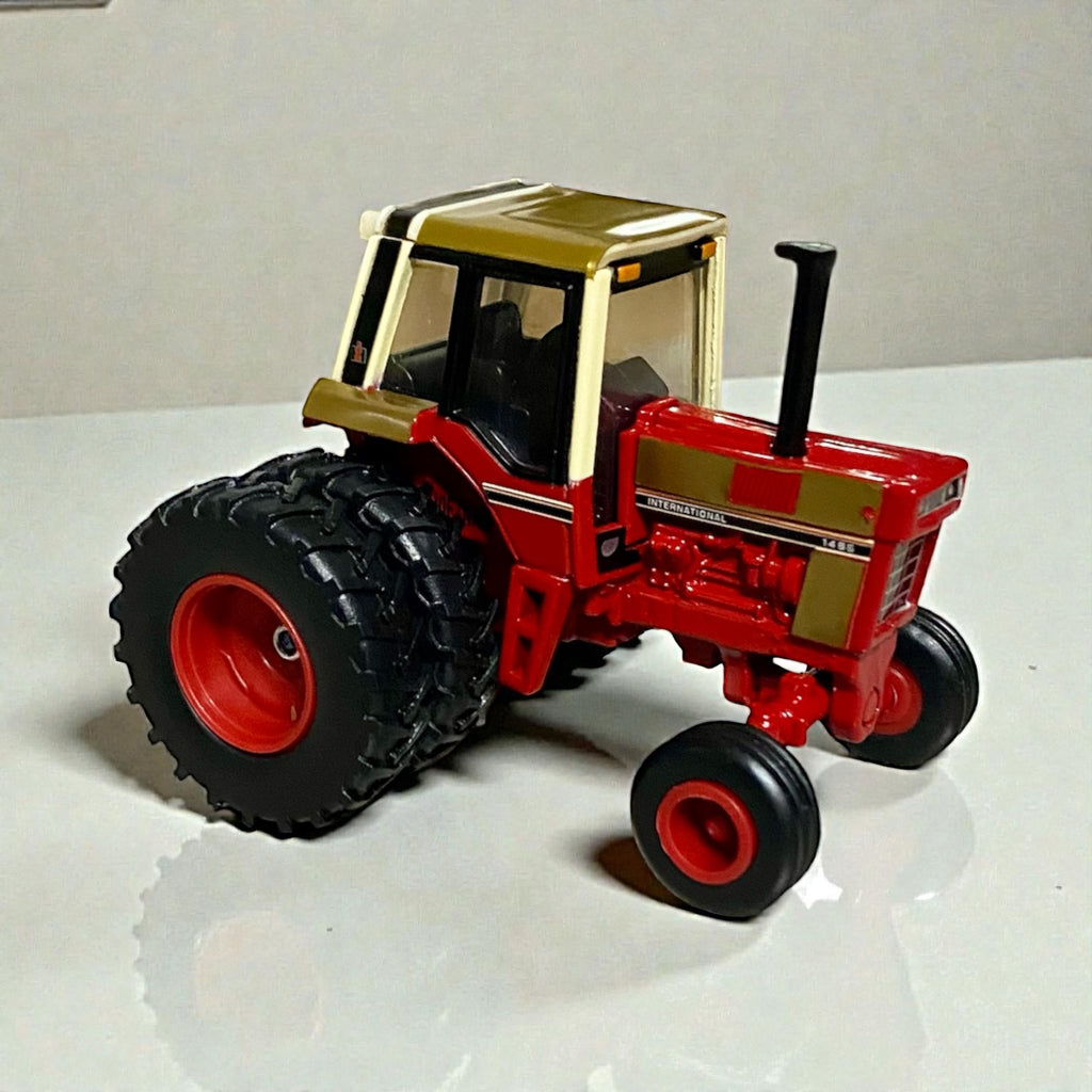 1/64 International Harvester 1486 Tri-Stripe Wide Front Tractor – Custom Gold Accent Wrap - Tractor Wrap Factory