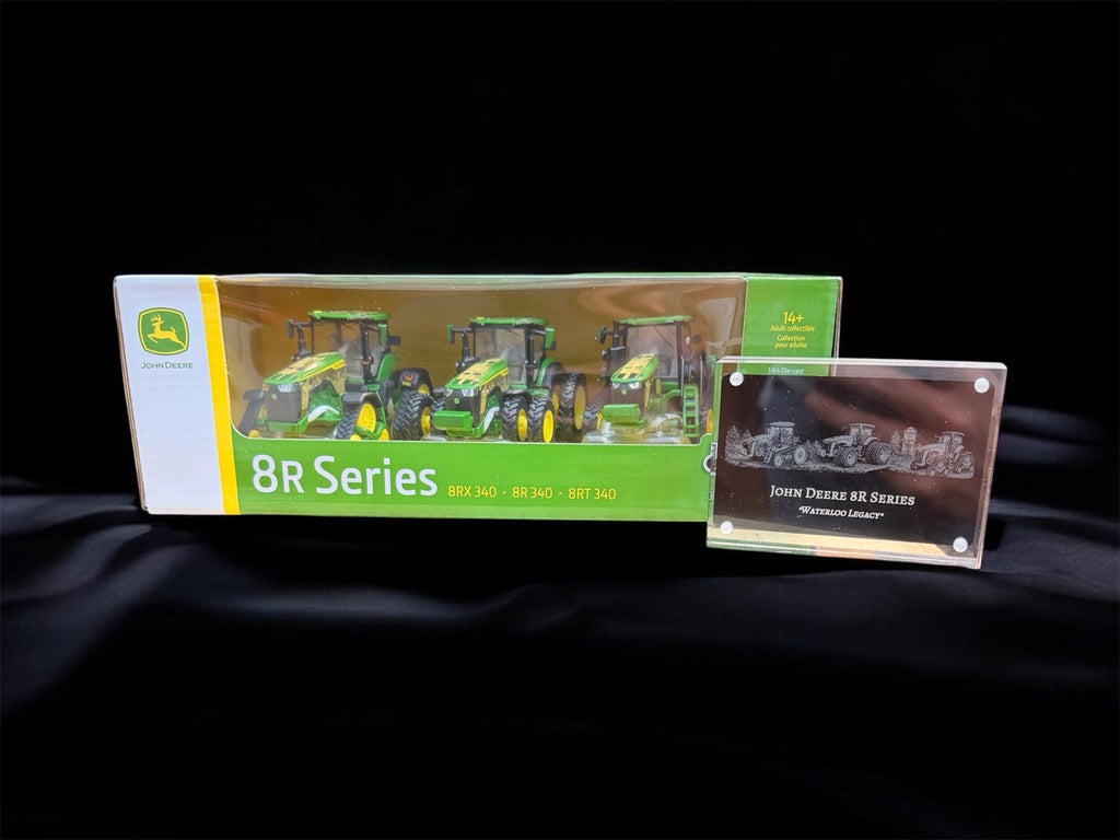 1/64 John Deere 8R Series “Waterloo Legacy” – Prestige Collector Set