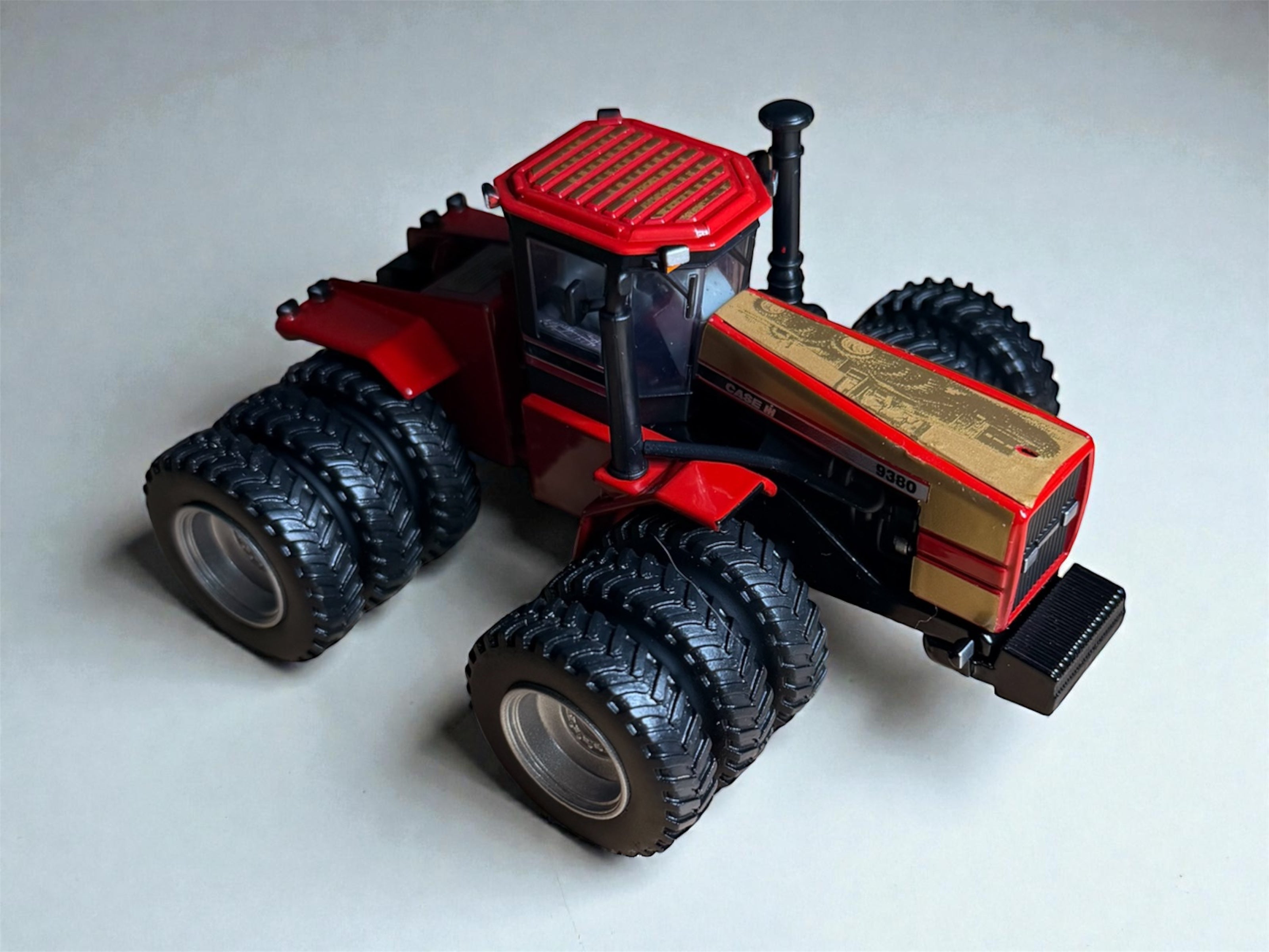 1/64 Prestige Case IH 9380 Triple Wheel Tractor – Custom Gold Engraved Wrap | Limited Edition Collector Model - Tractor Wrap Factory