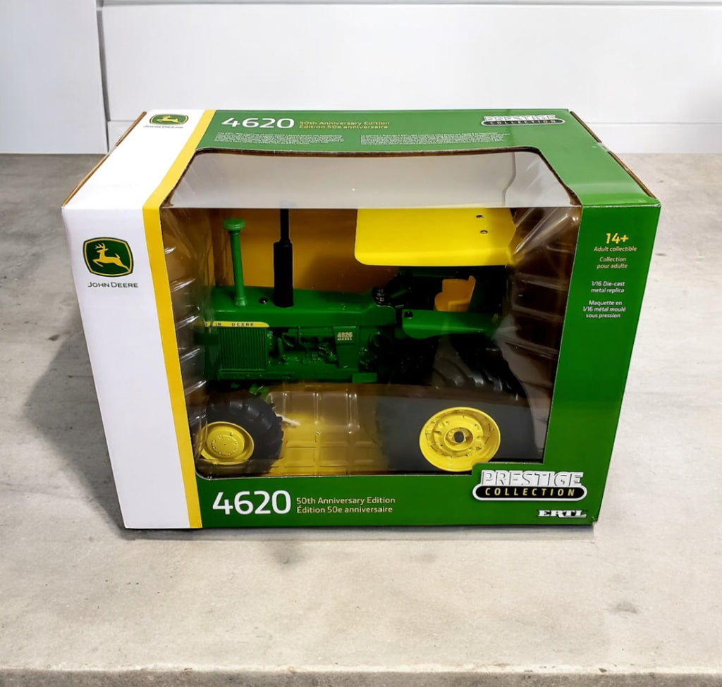 John Deere 4620 50th Anniversary 1/16 Prestige Collector Tractor, Mint Condition - Tractor Wrap Factory