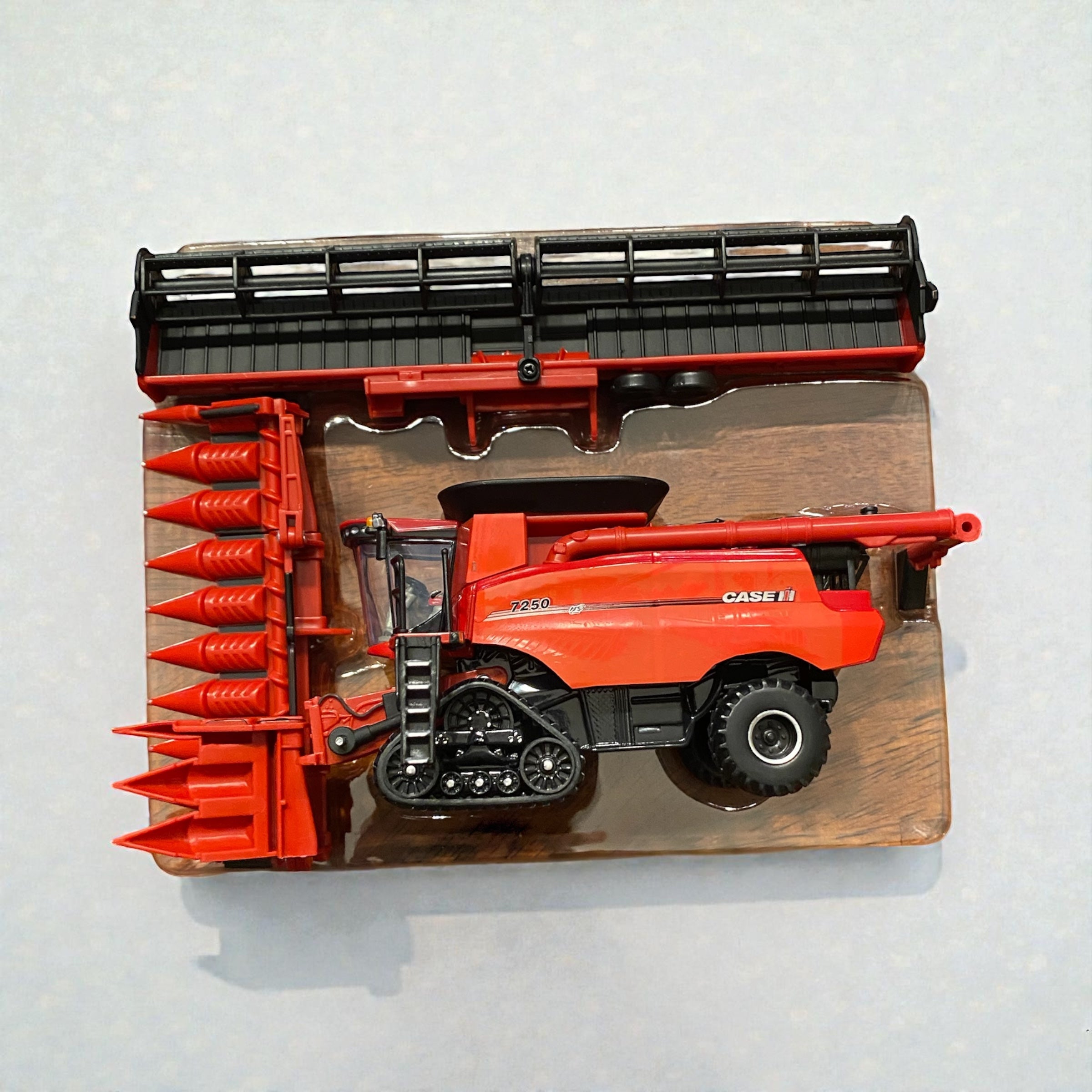1/64 Case IH 7250 Prestige Combine w/ Headers – Hidden Harvest Custom Wrap - Tractor Wrap Factory