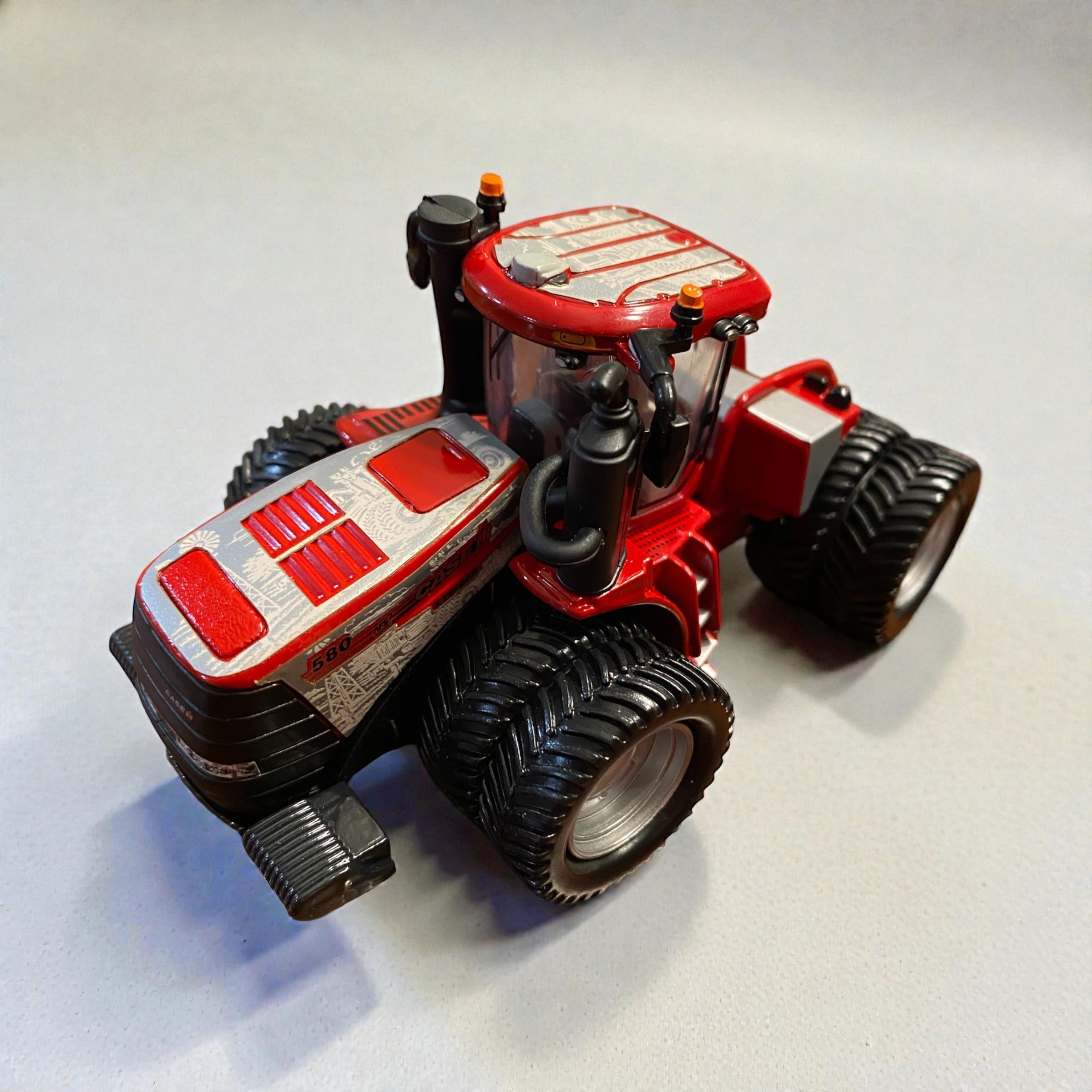1/64 Case IH Steiger 580 Prestige – Custom Silver Engraved Rustic Wrap - Tractor Wrap Factory