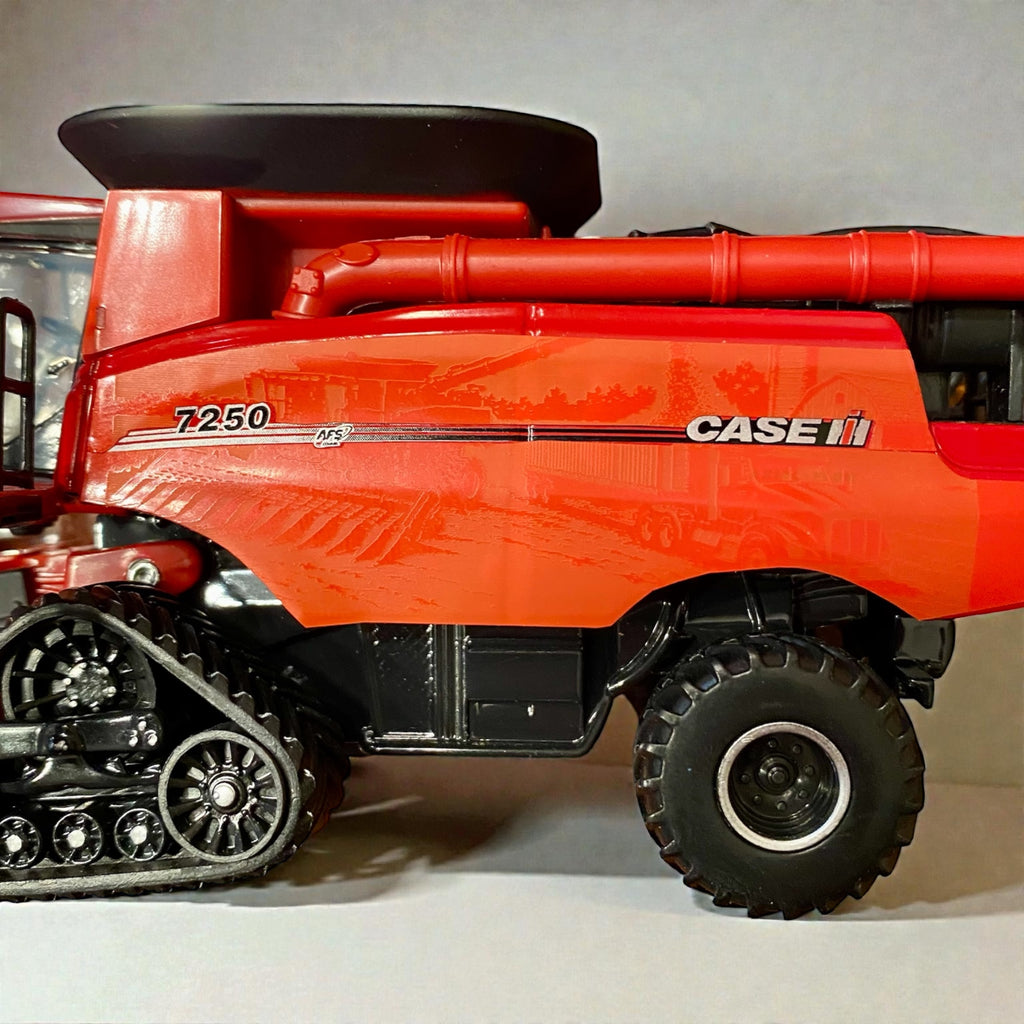1/64 Case IH 7250 Prestige Combine w/ Headers – Hidden Harvest Custom Wrap - Tractor Wrap Factory