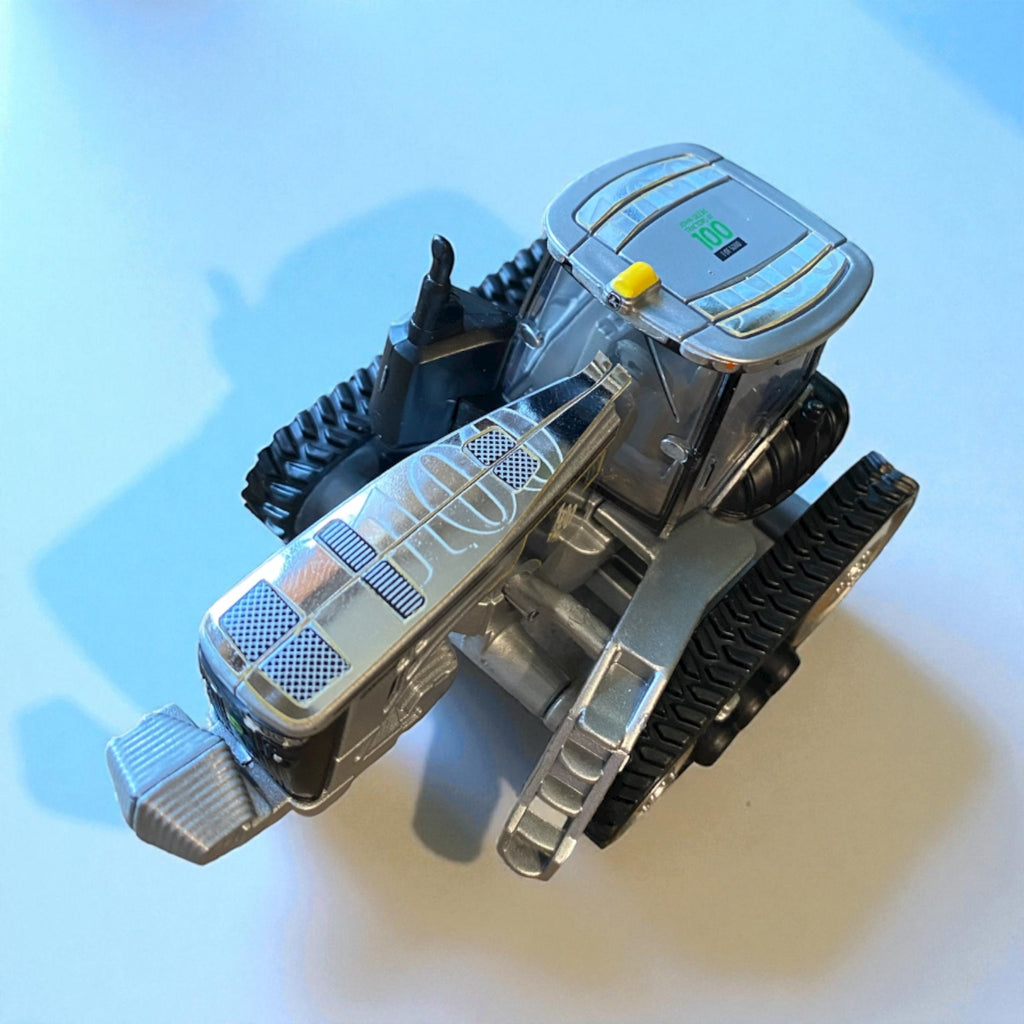 1/64 John Deere 8370RT Tractor Silver Chase - 100 Years Chrome Wrap - Tractor Wrap Factory