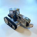 1/64 John Deere 8370RT Tractor Silver Chase - 100 Years Chrome Wrap - Tractor Wrap Factory