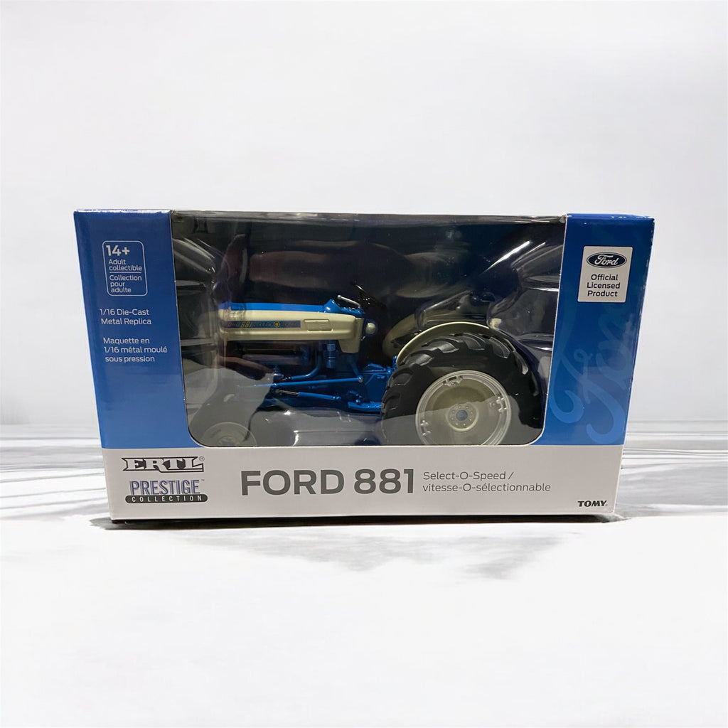 2023 ERTL 1/16 Ford 881 Select-O-Speed Prestige BLUE CHASE Tractor NEW!! - Tractor Wrap Factory