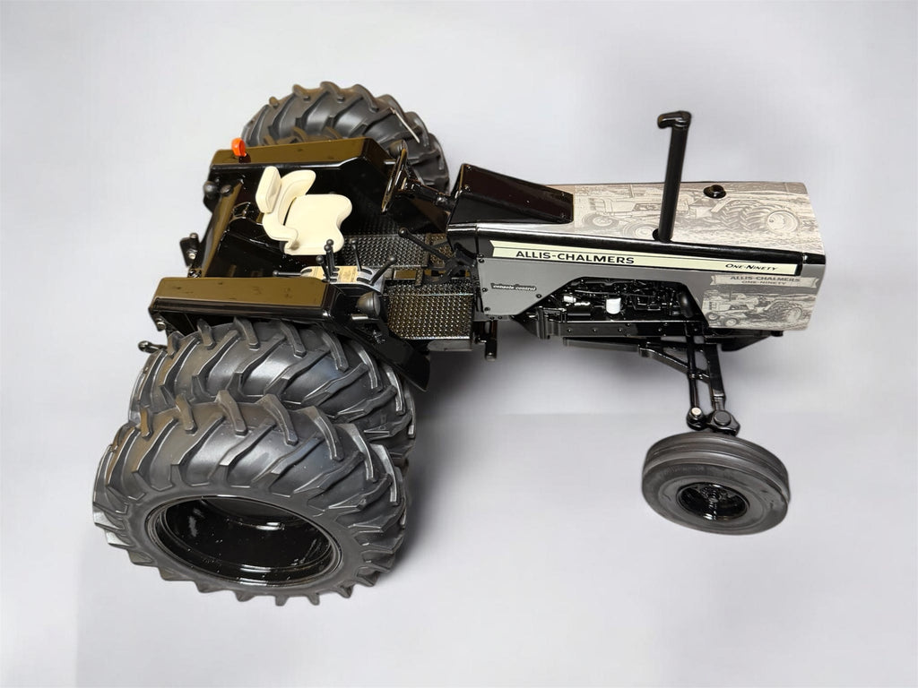 1/16 Allis Chalmers One-Ninety “Heritage Banner” Black Chase – Custom Engraved Wrap - Tractor Wrap Factory