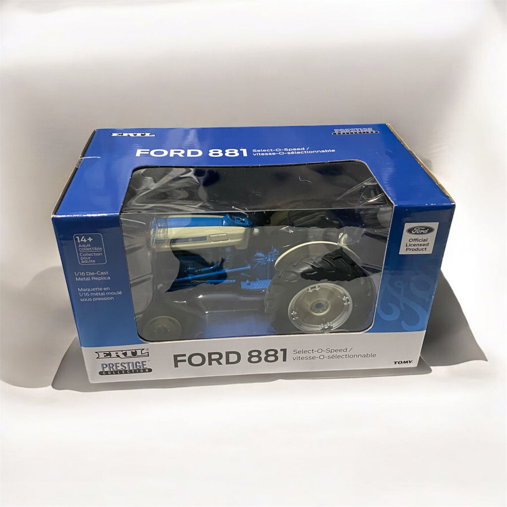 2023 ERTL 1/16 Ford 881 Select-O-Speed Prestige BLUE CHASE Tractor NEW!! - Tractor Wrap Factory