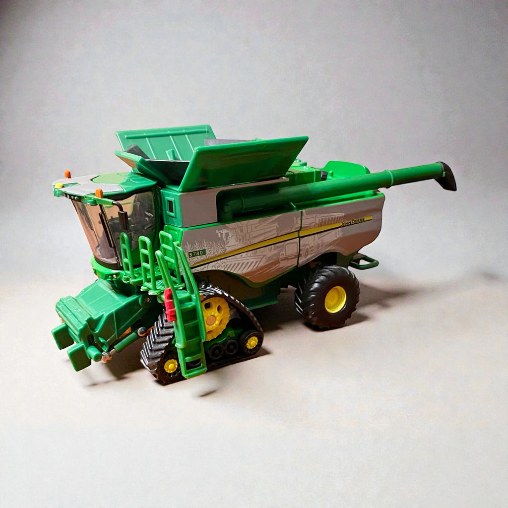 1/64 John Deere S780 Combine Custom Harvest Scene Wrap w/ Corn Soybean Headers - Tractor Wrap Factory
