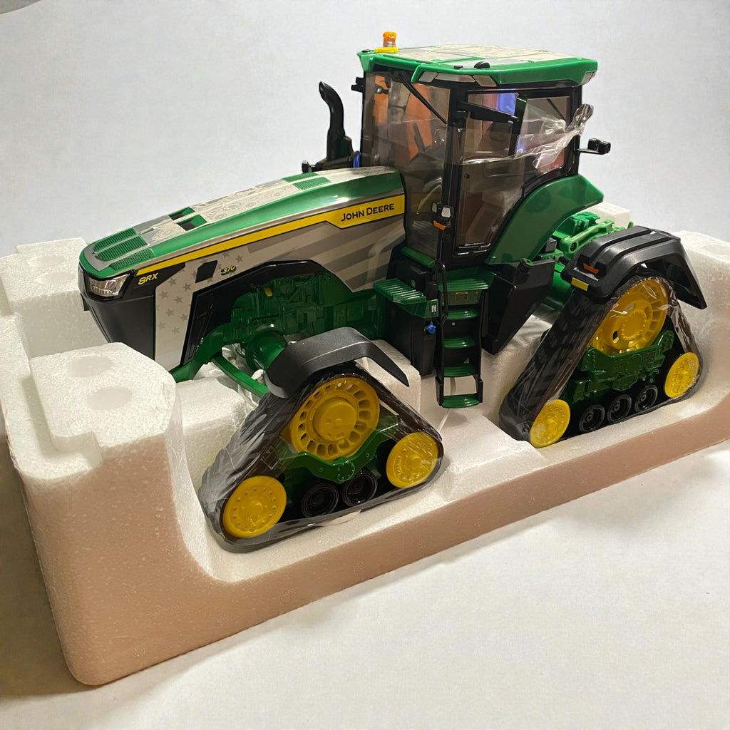 1/16 John Deere 8RX 370 Prestige Tractor – Custom Silver Engraved “Planting Season” Wrap - Tractor Wrap Factory
