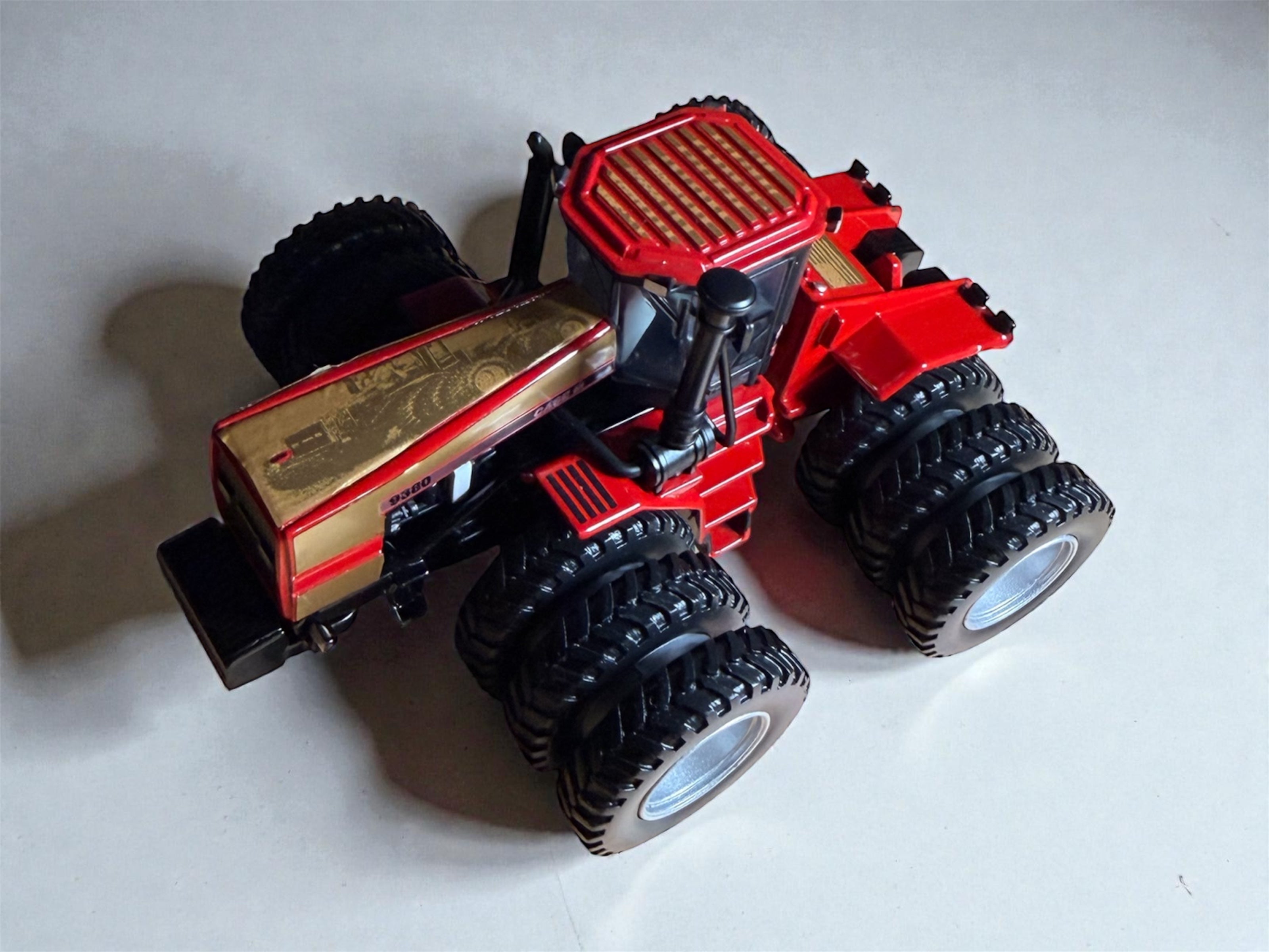 1/64 Prestige Case IH 9380 Triple Wheel Tractor – Custom Gold Engraved Wrap | Limited Edition Collector Model - Tractor Wrap Factory