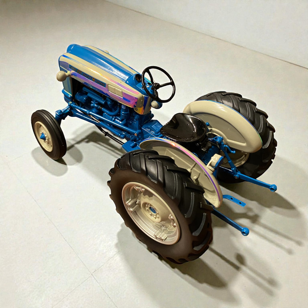 ERTL 1/16 Ford 881 Prestige Blue Chase with Custom Ford Blue Color Change Wrap - Tractor Wrap Factory