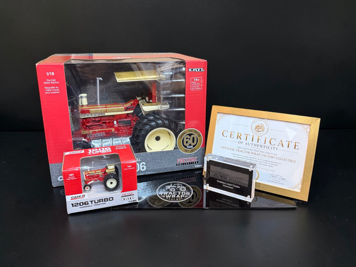 1/16 & 1/64 IH Farmall 1206 Prestige Collection Tractors - “Turbo Reign”