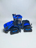 1/64 T9.700 SmartTrax II Prestige Tractor — Custom Blue Chrome Flake Wrap - Tractor Wrap Factory